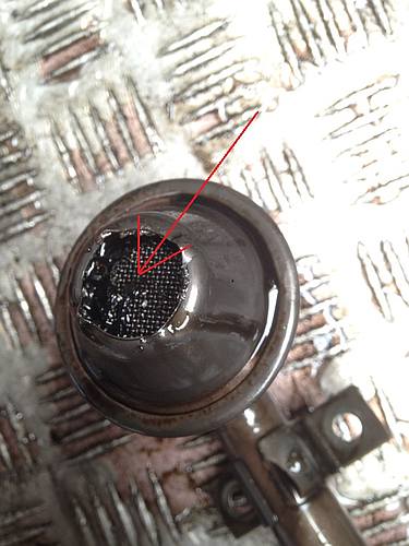 Oelpumpe 2 - Metallspäne gezogen